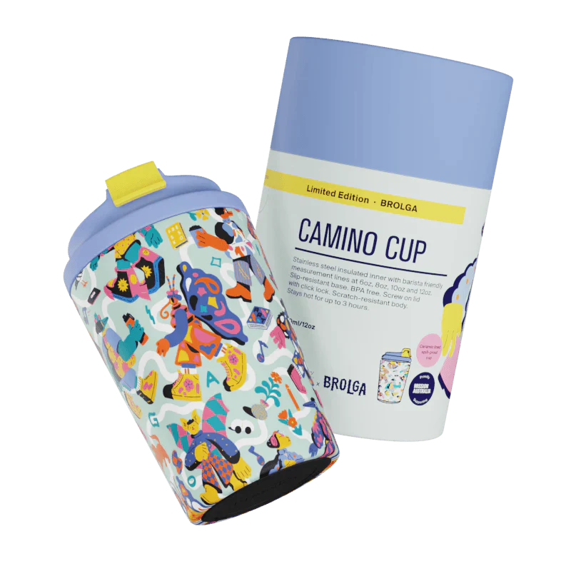 Fressko Ceramic Lined Reusable Cup - Brolga